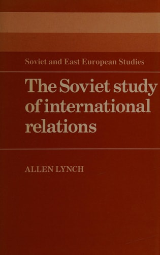 The Soviet study of international relations