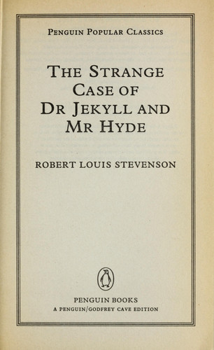 Dr Jekyll and MR Hyde