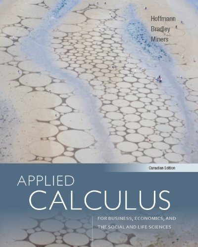 Applied Calculus with Connect, Cdn Edition