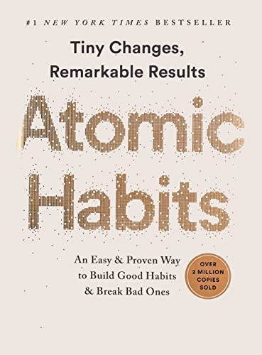 Atomic Habits: An Easy & Proven Way to Build Good Habits & Break Bad Ones by James Clear Notebook Paperback with 8.5 x 11 in 100 pages