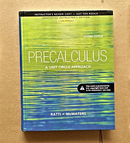 Precalculus Annotated Instructor's Edition