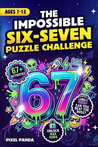 The Impossible Six-Seven Puzzle Challenge: An Epic 6 7 Space Activity Book & Travel Game with Mazes, Riddles, Word Searches, Logic Puzzles & More for Kids Ages 7-13 (Easter or Stocking Stuffer Gift