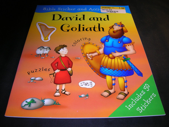 Cover of David & Goliath (Bible Sticker Books)