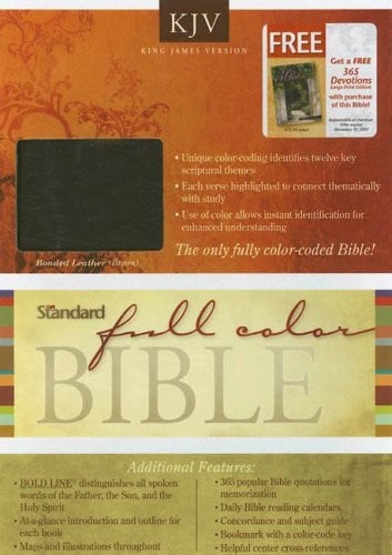 Holy Bible King James Version Standard Full Color Bible