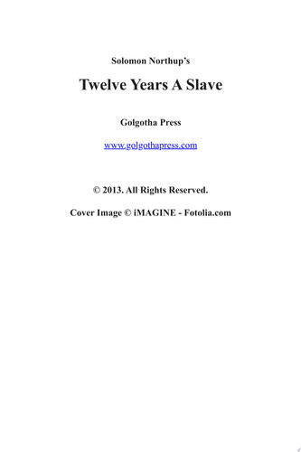 12 Years A Slave