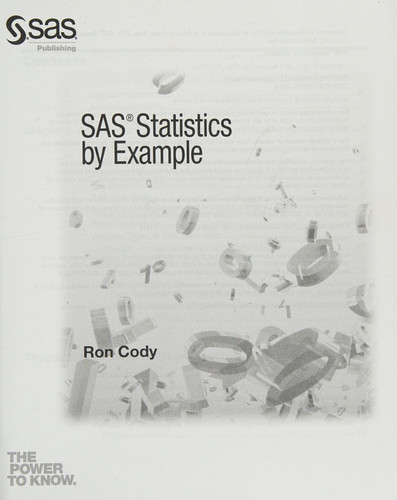 SAS Statistics by Example