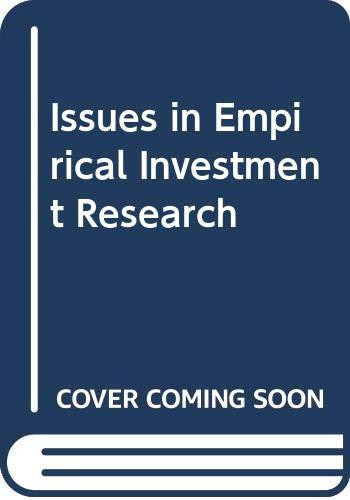 Issues in Empirical Investment Research
