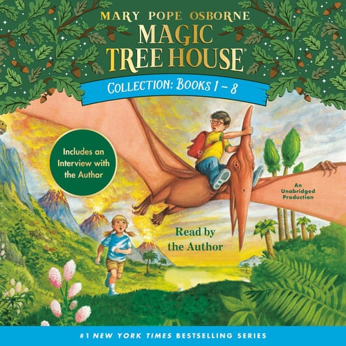 Magic Tree House Collection: Books 1-8 Dinosaurs Before Dark, The Knight at Dawn, Mummies in the Morning, Pirates Past Noon, Night of the Ninjas, Afternoon on the Amazon, and More!