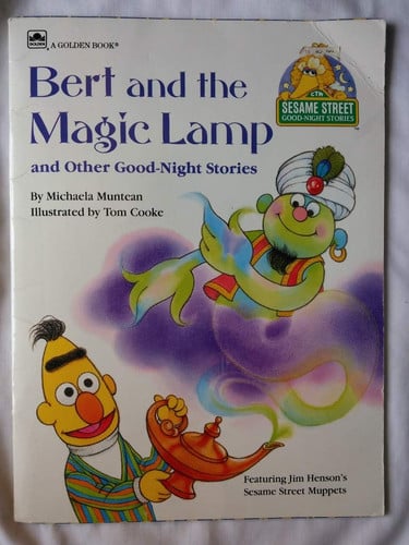 Cover of Bert And The Magic Lamp (Sesame Street Good-Night Stories)