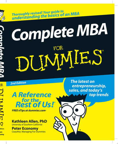 Complete MBA For Dummies