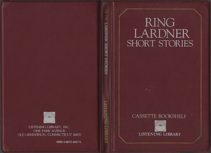 Cover of Ring Lardner Short Stories (Cassette Bookshelf)