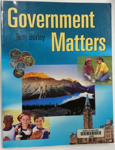 Cover of Government Matters