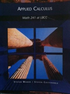 Applied Calculus Math 241 at LBCC