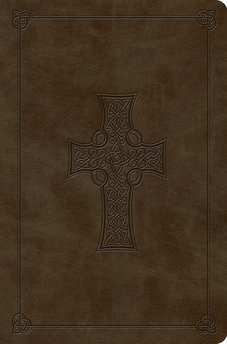 ESV Compact Outreach Bible, Premium Edition (TruTone, Olive, Celtic Cross Design)