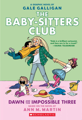 Dawn and the Impossible Three: A Graphic Novel: Full-Color Edition (The Baby-Sitters Club #5)