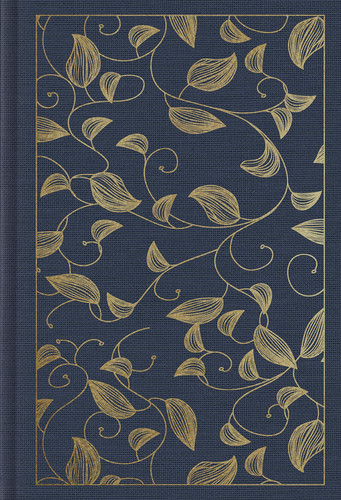 ESV Student Study Bible (Cloth Over Board, Navy, Vine Design)