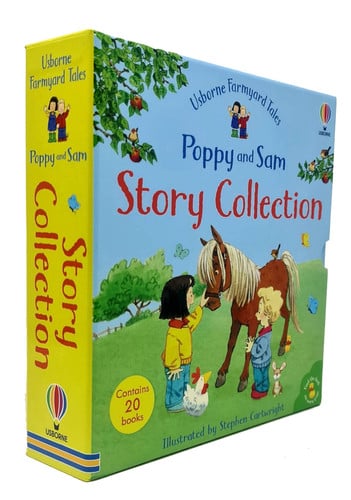 Usborne Farmyard Tales Poppy and Sam Series Collection 20 Books Box Set By Heather Amery