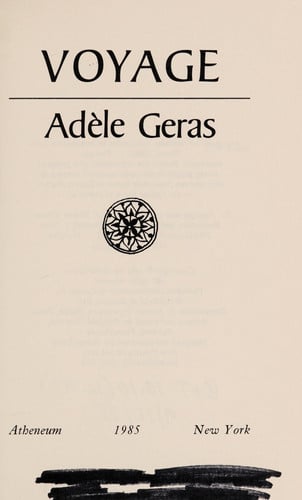 Cover of Voyage