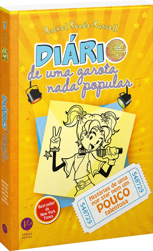 livro fisico diario de uma garota nada popular vol 3 rachel renee russell Ed. 2021