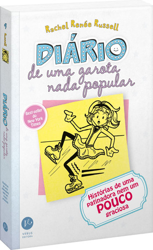 livro fisico diario de uma garota nada popular vol 4 rachel renee russell Ed. 2021
