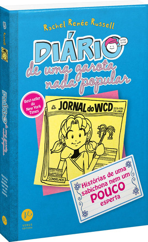 livro fisico diario de uma garota nada popular vol 5 rachel renee russell Ed. 2021