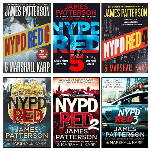 NYPD Red Series (1-6) Collection 6 Books Set By James Patterson