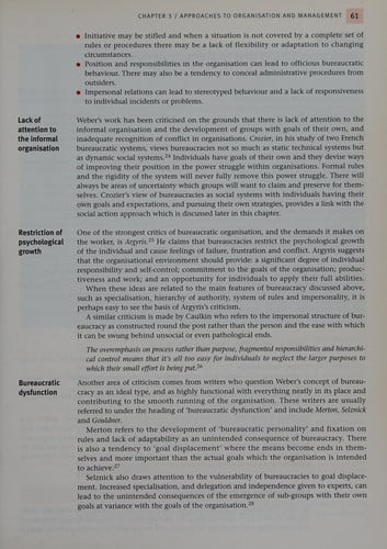 Management and Organisational Behaviour