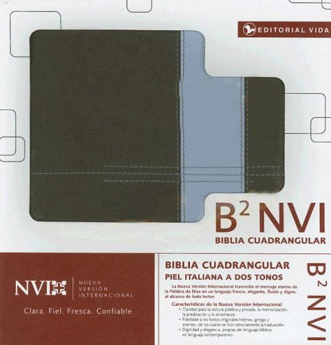 NVI Biblia' dos tonos, marron/celeste (Spanish Edition)