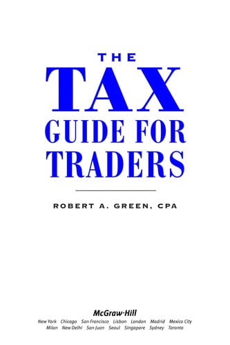 The Tax Guide for Traders