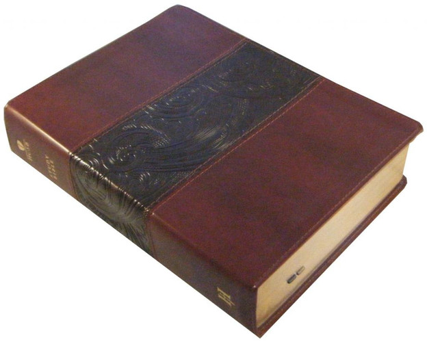HCSB Study Bible, Mahogany LeatherTouch
