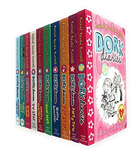 Dork Diaries Series Rachel Renee Russells Collection 10 Books Pack Set