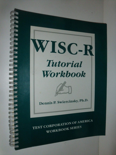 Cover of WISC-R tutorial workbook