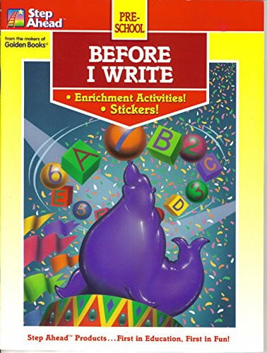 Cover of Before I Write-Preschool (Step Ahead)