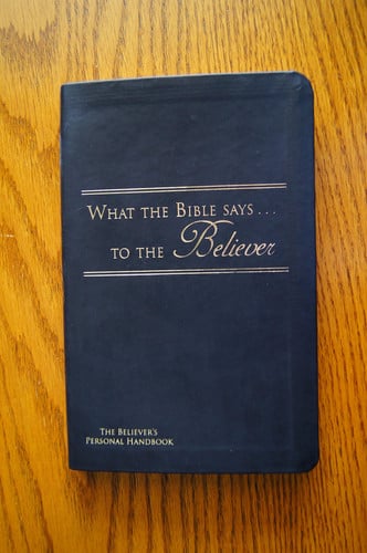 What the Bible Says-- to the Minister The Minister's Personal Handbook