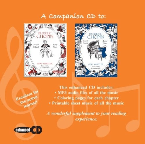Cover of Companion CD to Frederic Chopin, Son of Poland, Early & Later Years (Great Musicians Series)