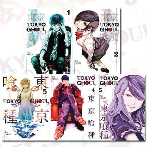Tokyo Ghoul Collection Sui Ishida Volume 1-5 5 Books Bundle