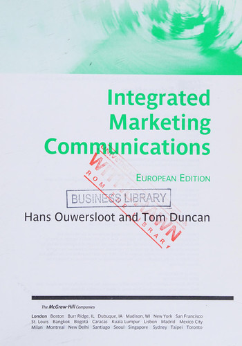 Integrated Marketing Communications