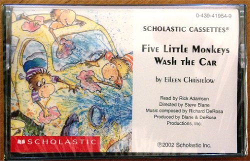 Cover of Five Little Monkeys Wash the Car (Scholastic Cassettes)