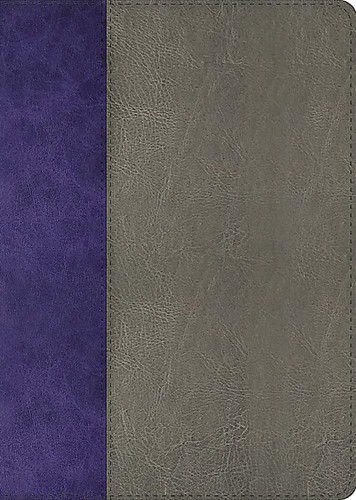 The Jeremiah Study Bible, NKJV: Gray and Purple LeatherLuxe Limited Edition What It Says. What It Means. What It Means for You