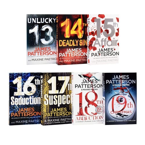 Womens Murder Club Series 3 Collection Set by James Patterson (Books 13-18)