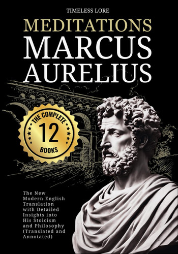 Meditations Marcus Aurelius - The Complete 12 Books: The New Modern English Translation With Detailed Insights Into His Stoicism and Philosophy (Translated and Annotated)