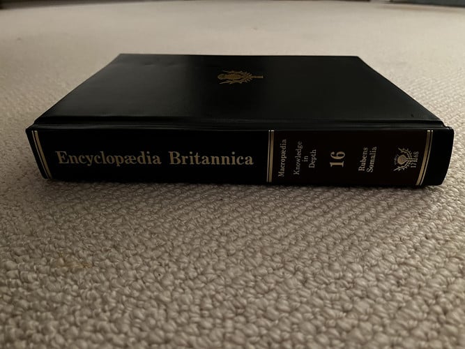 The New Encyclopaedia Britannica In 30 Volumes. Ready Reference and index