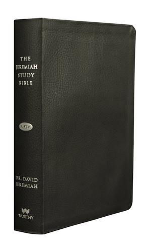 The Jeremiah Study Bible, NKJV: Genuine Black Leather What It Says. What It Means. What It Means For You.