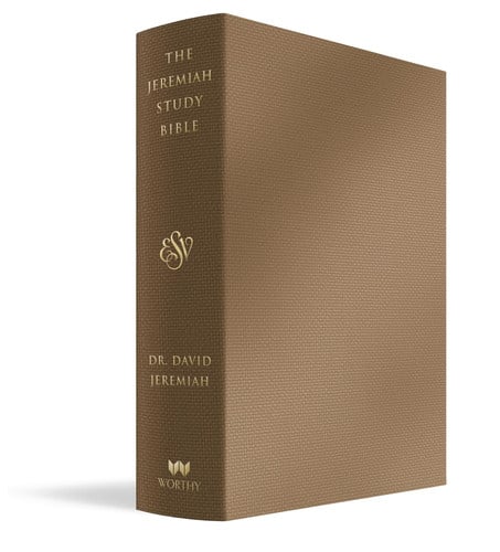 The Jeremiah Study Bible, ESV, Bronze LeatherLuxe® What It Says. What It Means. What It Means for You.