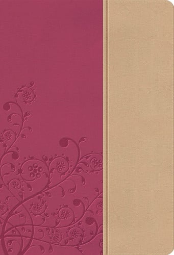 NKJV, The Woman's Study Bible, Imitation Leather, Pink/Tan: Second Edition