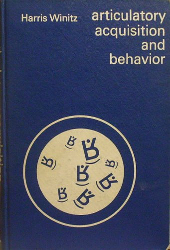 Cover of Articulatory acquisition and behavior