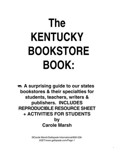 Cover of The Kentucky Bookstore Book