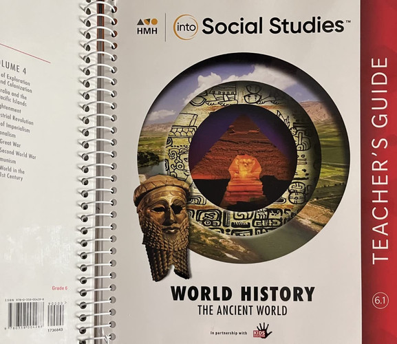 Into Social Studies World History. Teacher's guides. Grade 6. volumes 1-4