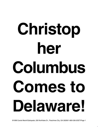 Cover of Christopher Columbus Comes to Delaware