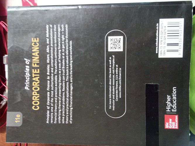 Principles of Corporate Finance